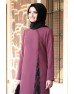 Sahra Tesettür Tunik - Lila - Fuval Moda